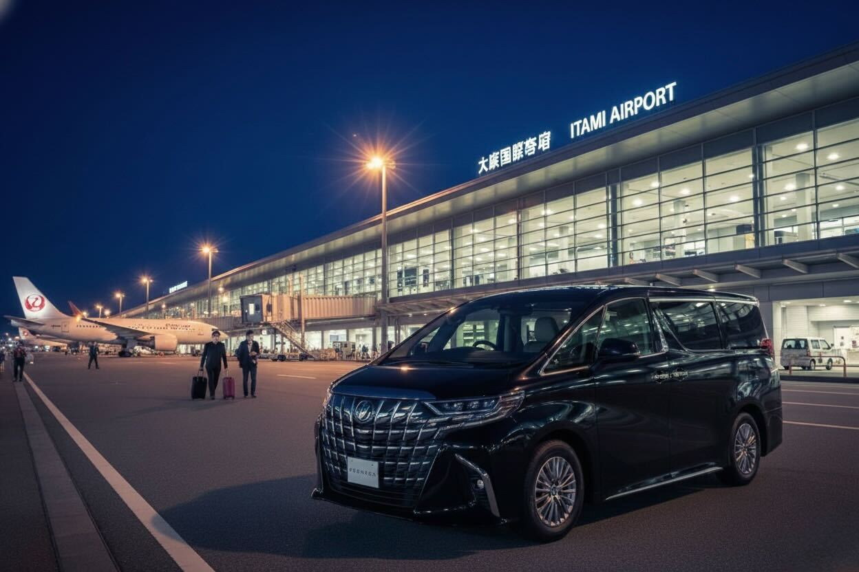 Osaka Itami Airport Private One-Way Transfer: Osaka Itami Airport to/from Osaka City/Kyoto City/Nara City/Kobe City - Photo 1 of 5