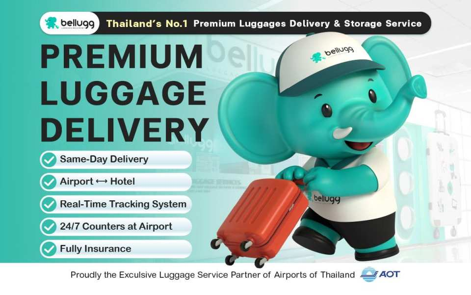 Pattaya Bellugg Luggage Delivery to Bangkok Airports & Hotels - Photo 1 of 5