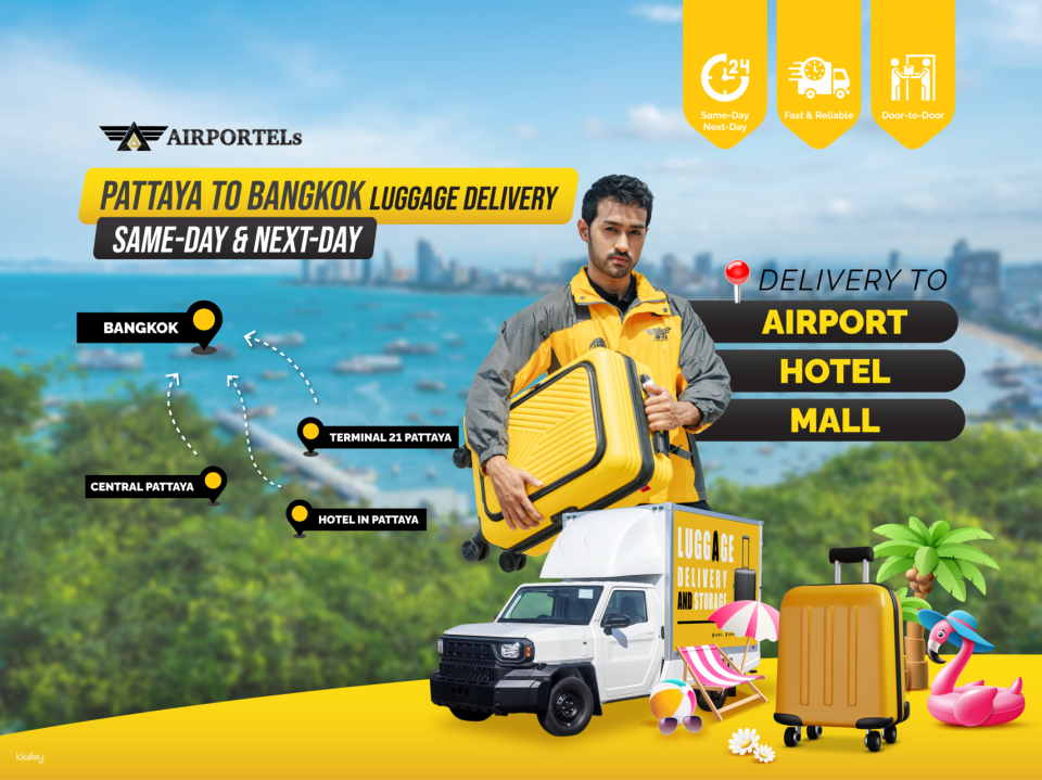 Pattaya Luggage Delivery to Bangkok by AIRPORTELs | Thailand - Photo 1 of 6