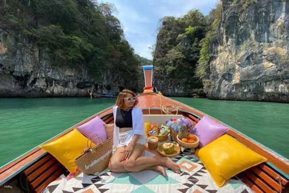 [Phuket/Day Tour] Moonlight Luxury Yacht Tour - Phi Phi Island, Maya Bay, Maiton Island - Longtail Boat Included - Photo 1 of 6