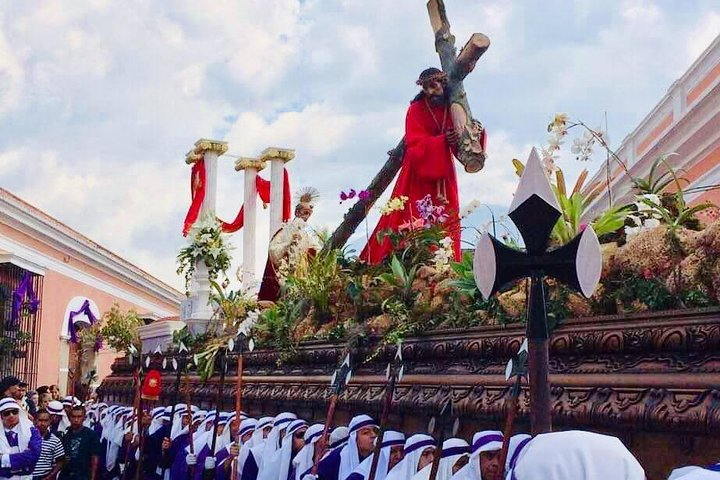 Procession during Semana Santa Antigua Guatemala
