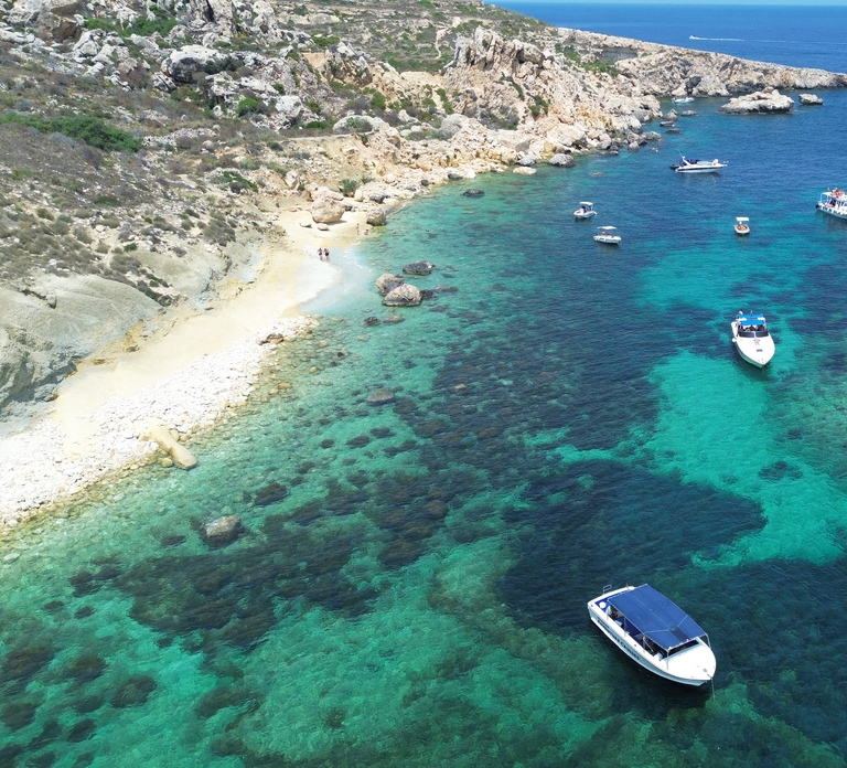 Sliema: Boat Trip to Comino Blue Lagoon, Gozo, and Caves - Photo 1 of 4