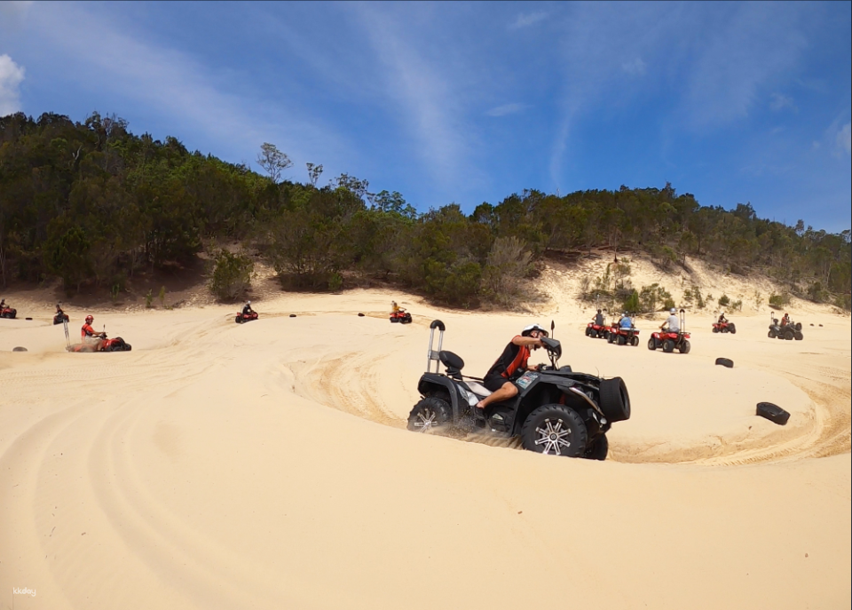 Tangalooma ATV Quad Bike Day Cruise with Bus Transfers from Gold Coast - Photo 1 of 10