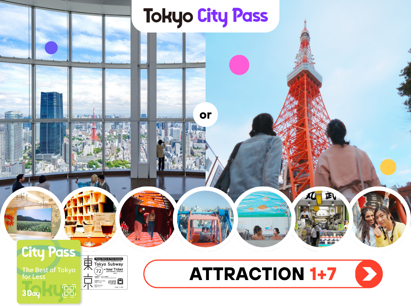 Tokyo City Pass 3Day - Photo 1 of 10