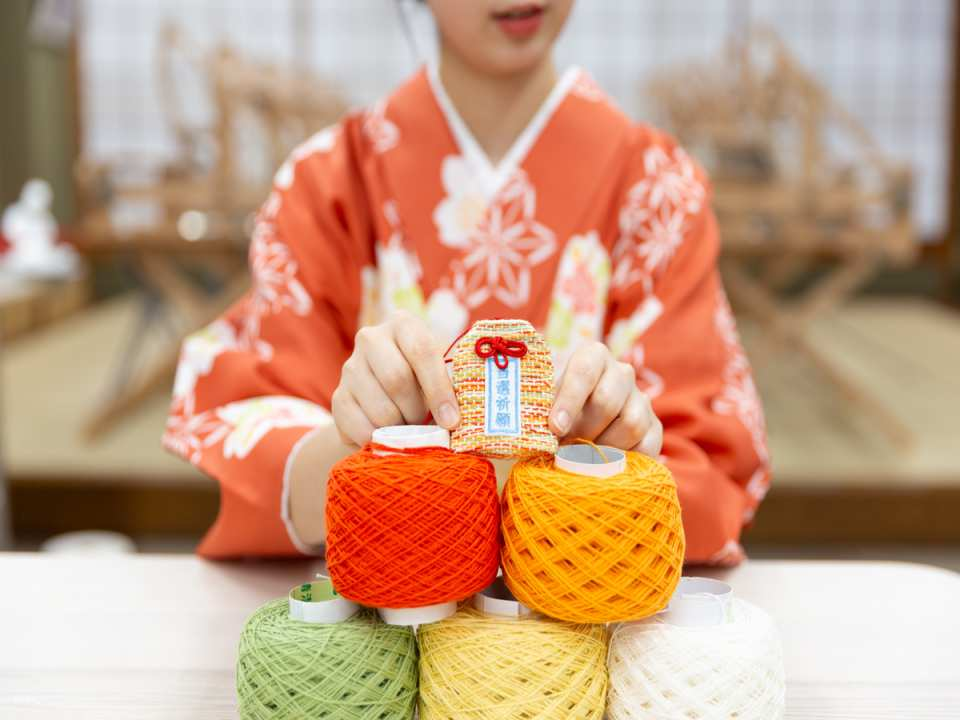 Tokyo, Japan | Hand-knitting experience at Orinami Asakusa store: Amulet making experience - Photo 1 of 10