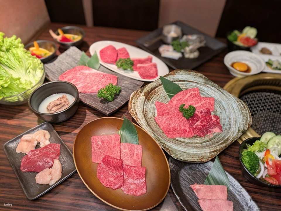 Tokyo | Yakiniku OKUU Ginza Shinbashi store - Premium 'Yamagata Beef' Wagyu Set Meal - Choice of 2 Menus - Photo 1 of 10