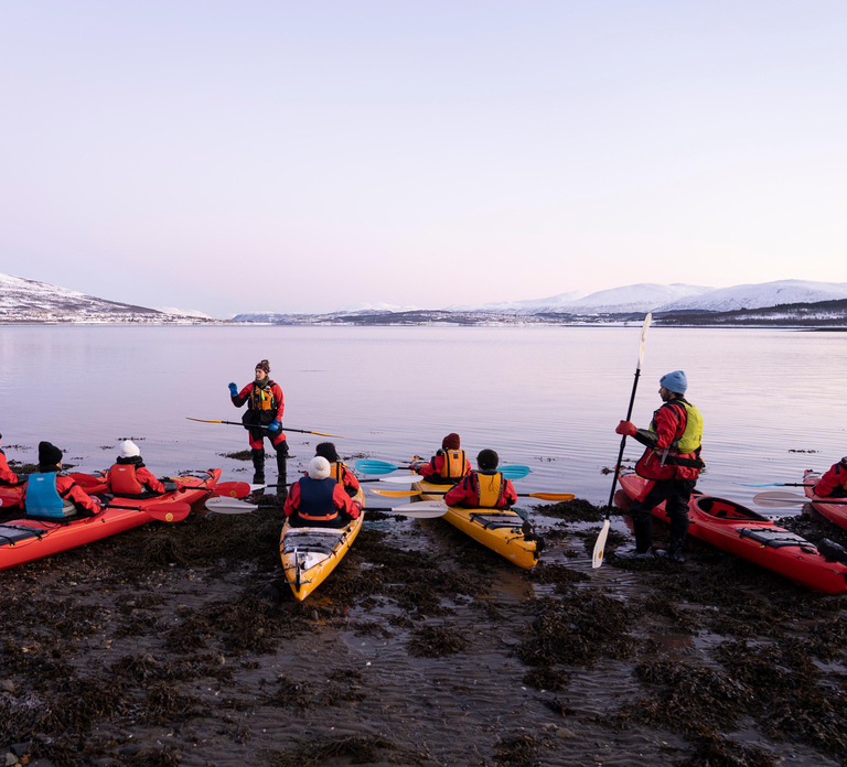 Tromsø: Winter Sea Kayaking Tour with Wildlife Sightings - Photo 1 of 7
