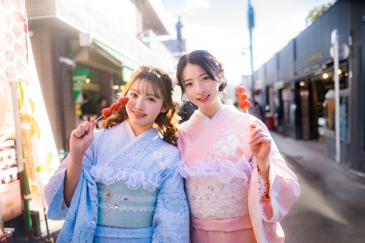 VASARA Kimono Rental Experience (Fukuoka Tenjin Nishidori Store) | Professional Dressing & Hands-Free Plan - Photo 1 of 9