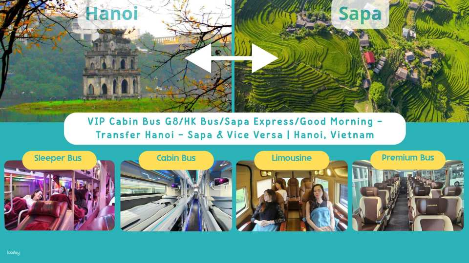VIP Cabin Bus G8/HK Bus/Sapa Express/Good Morning - Transfer Hanoi - Sapa & Vice Versa | Hanoi, Vietnam - Photo 1 of 5