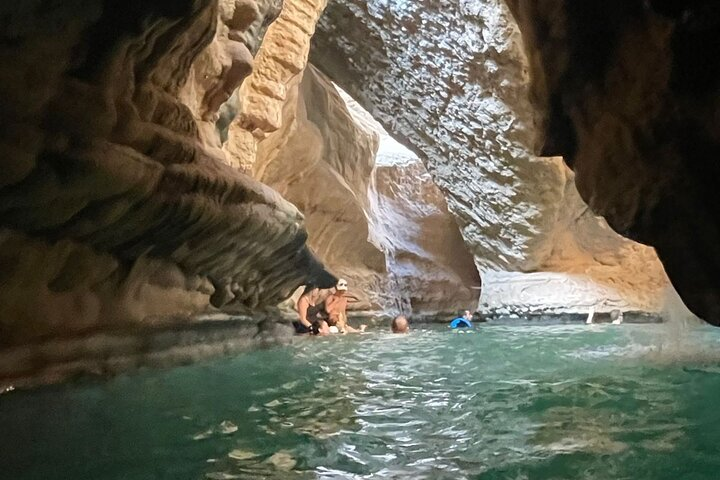 Private Full- Day Wadi Shab-Bimmah Sinkhole-Fins Beach Tour - Photo 1 of 10