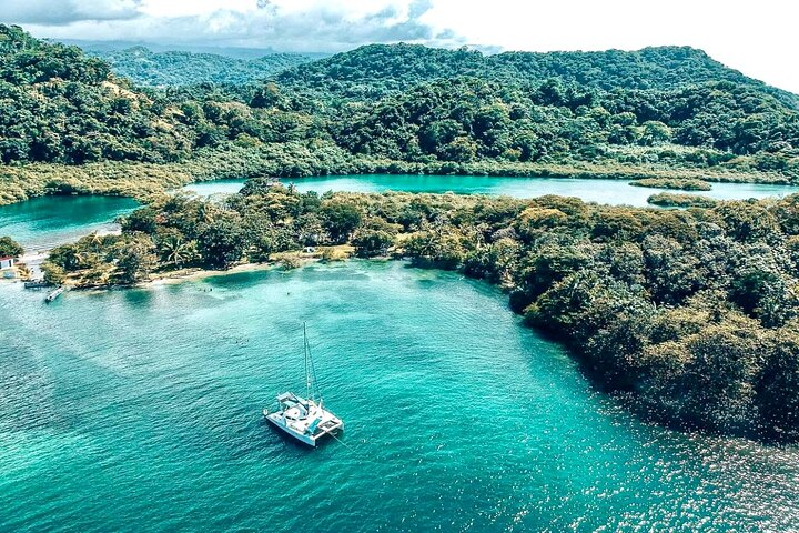 Full-Day Caribbean Catamaran Cruise: Beaches, Snorkeling & Lunch - Photo 1 of 25