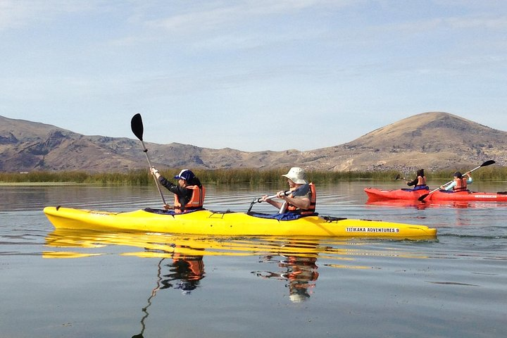 Kayak on Lago Titicaca