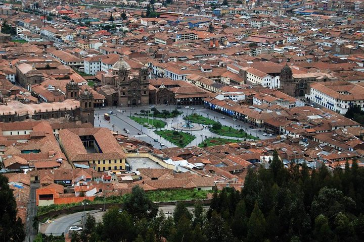 Panoramic view of Cusco