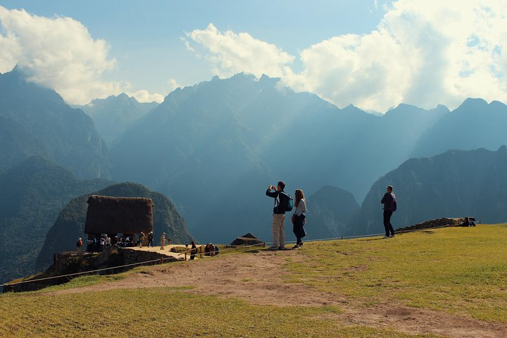 Starting the mountain bike.