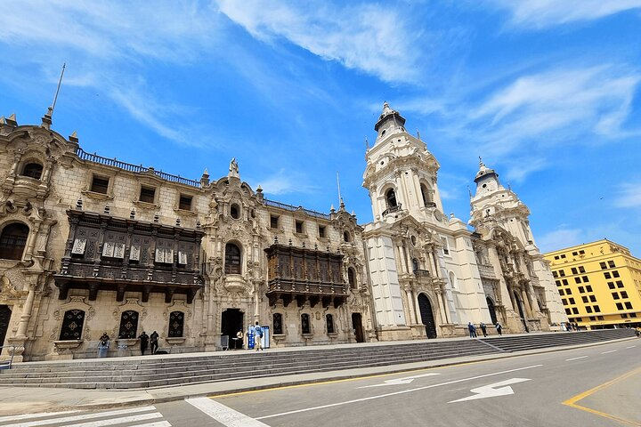 Lima Cathedral and Bishop Palace.