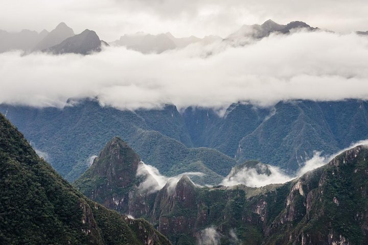 amazing view of machupicchu