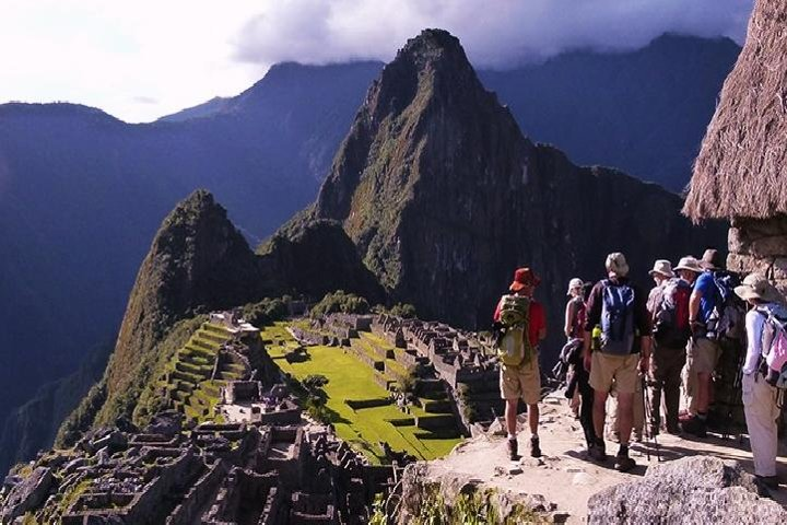 The Incan archaeological site of Machu Picchu
