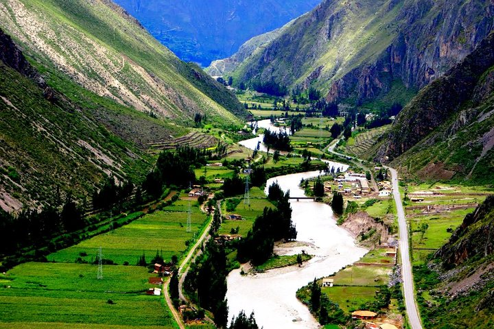 View of The sacred Valley in Cusco