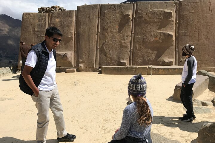 The temple of the sun in Ollantaytambo
