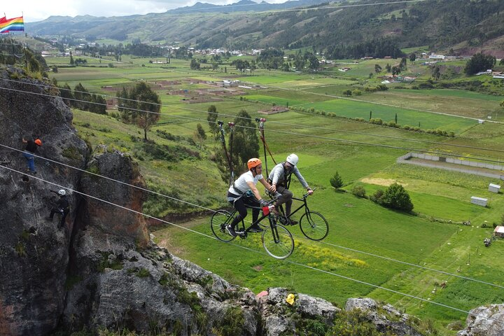 Via Ferrata, Bike Zipline and Rappel Half Day Tour - Photo 1 of 8