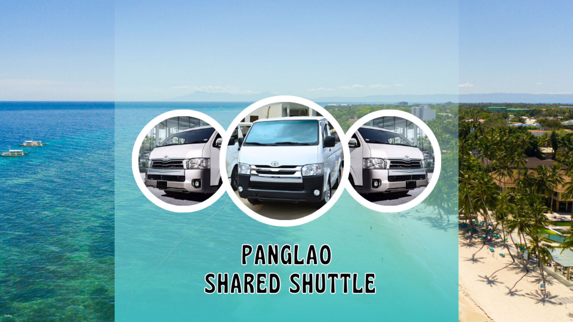 Bohol Tagbilaran Pier to Panglao Island/ Tagbilaran City Shared Shuttle Transfer | Philippines - Photo 1 of 1