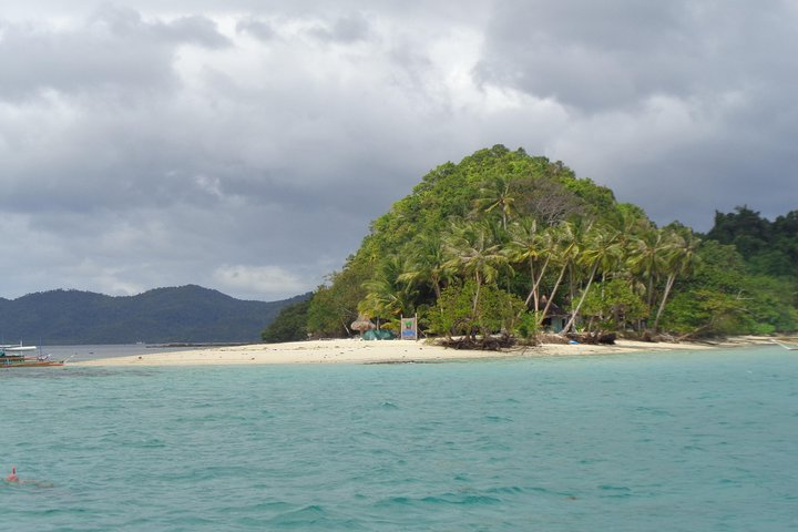 Port barton - one of the islands in portbarton palawan philippines