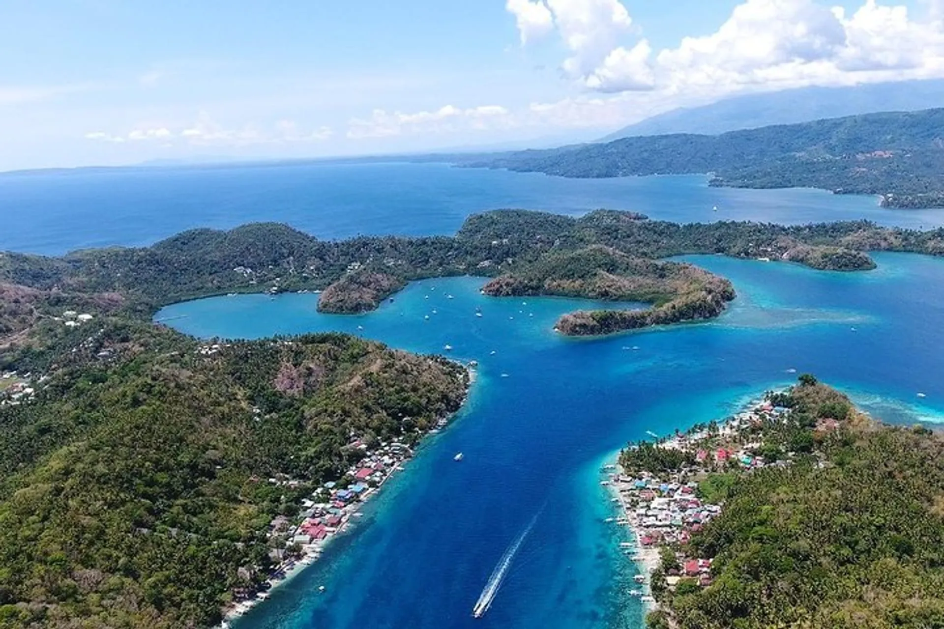 Puerto Galera sea and coastal scenery