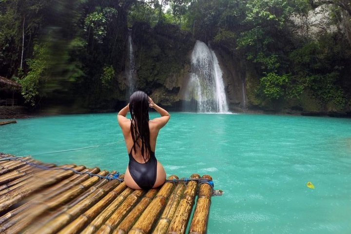 Kawasan falls in Badian