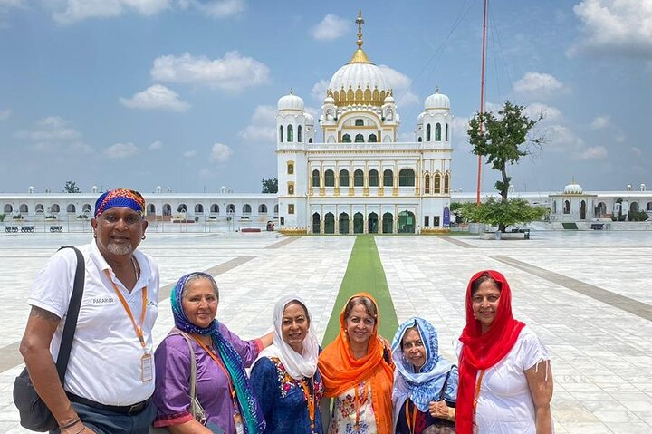 The Sikh yatrees at Gurdwara Kartarpur Sahib/Darbar Sahib Narowal Pakistan.
