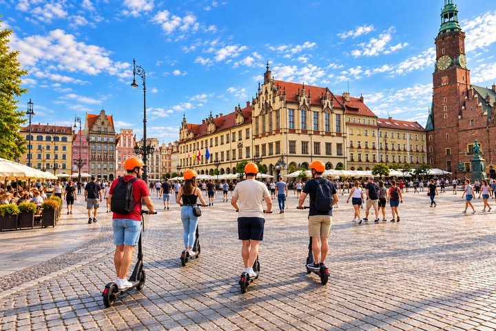Wrocław E-Scooter Tour: Full 3.5-Hour Guided E-Scooter Tour - Photo 1 of 8
