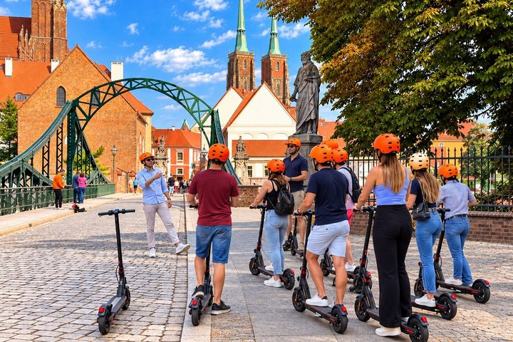 Wrocław E-Scooter Tour: Cathedral Islands Guided (1.5h or 3.5h) - Photo 1 of 9