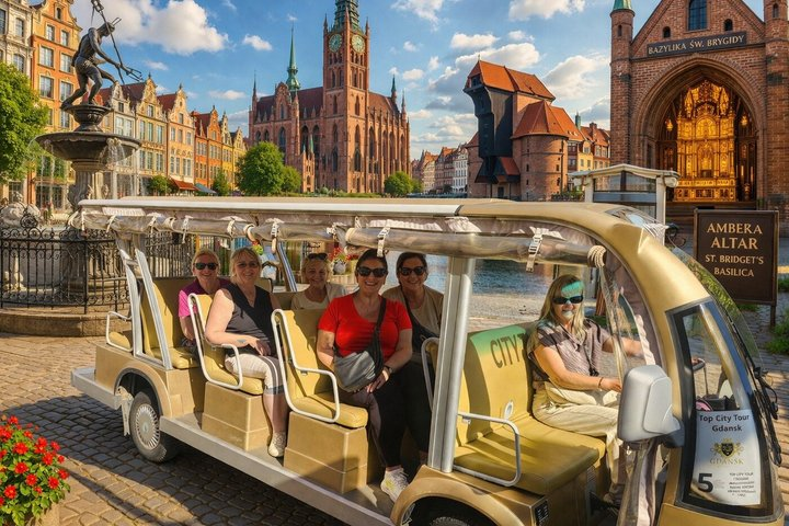Gdansk: 2H City Sightseeing Tour LIVE GUIDED by Buggy/Golf cart - Photo 1 of 25