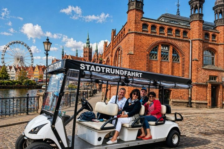 Gdańsk: City Sightseeing Tour by Buggy/Golf Cart LIVE GUIDED 1H - Photo 1 of 25