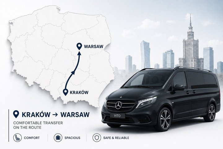 Krakow to Warsaw Private Transfer Best Value - Photo 1 of 9