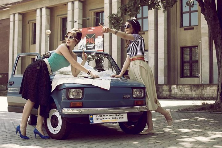The Fiat 126 car for 3 persons