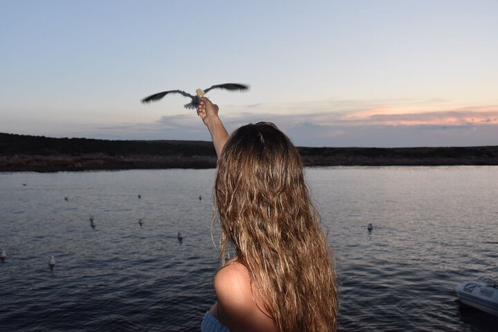 A moment of sharing with nature