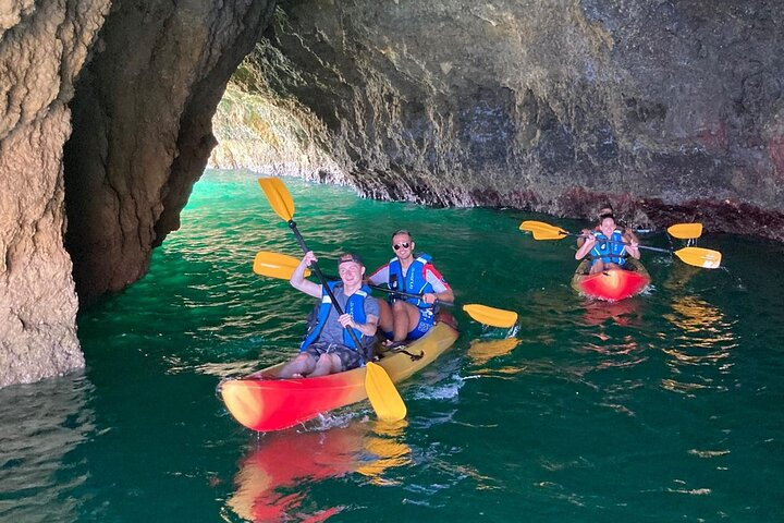 Albufeira Kayak Cave Tour - Hidden Beaches & Cliffs - Photo 1 of 16