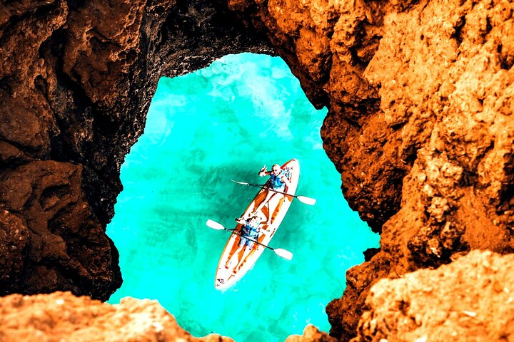 Albufeira Kayak Cave Tour - Hidden Beaches & Cliffs - Photo 1 of 21