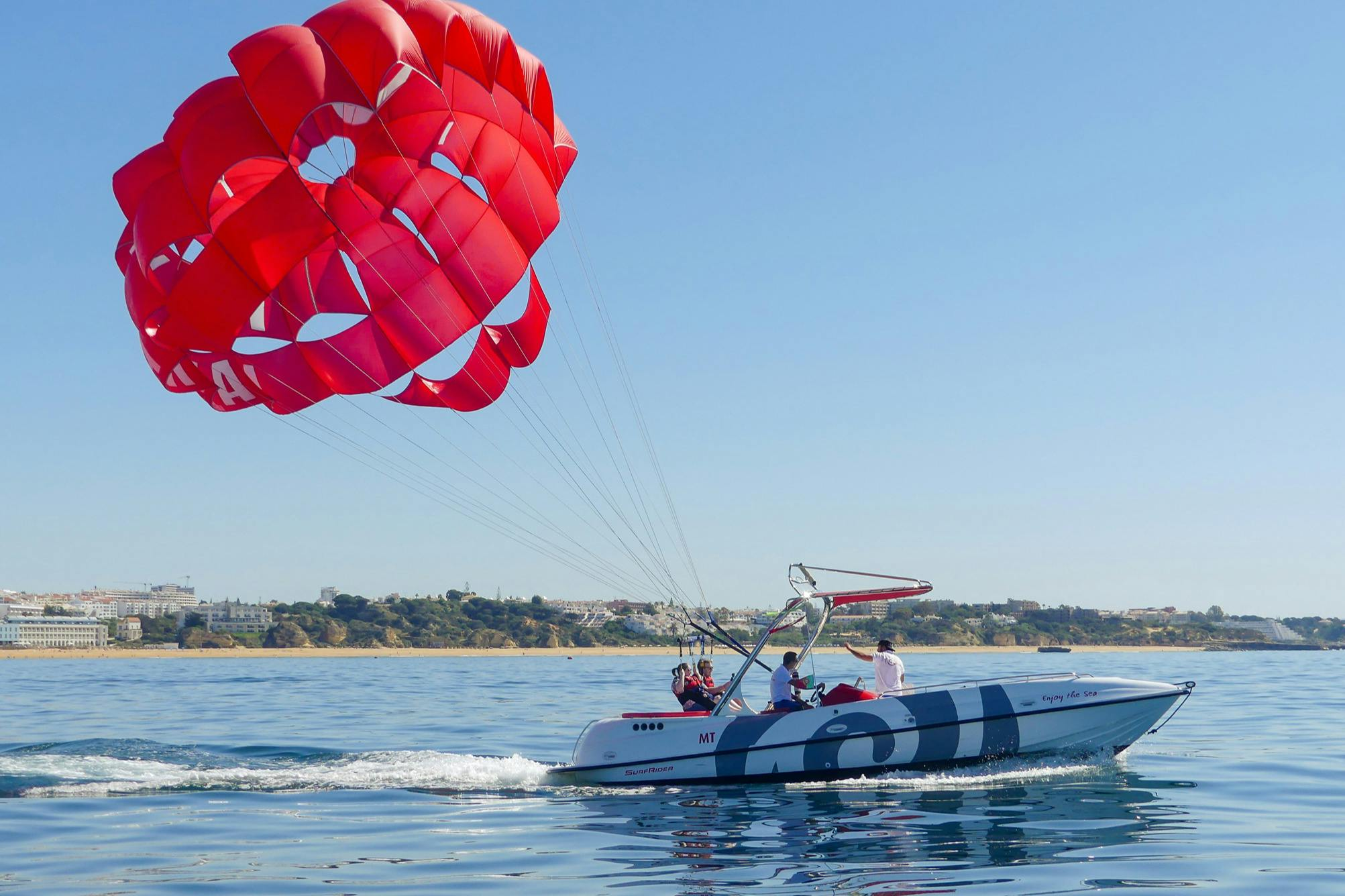 Albufeira: Guided Parasailing Experience - Photo 1 of 5