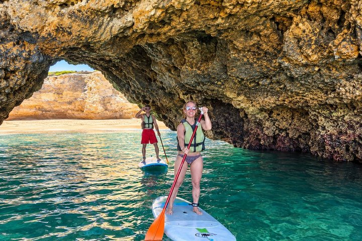 Albufeira Sea Caves & Hidden Beaches Guided SUP Tour - Photo 1 of 14