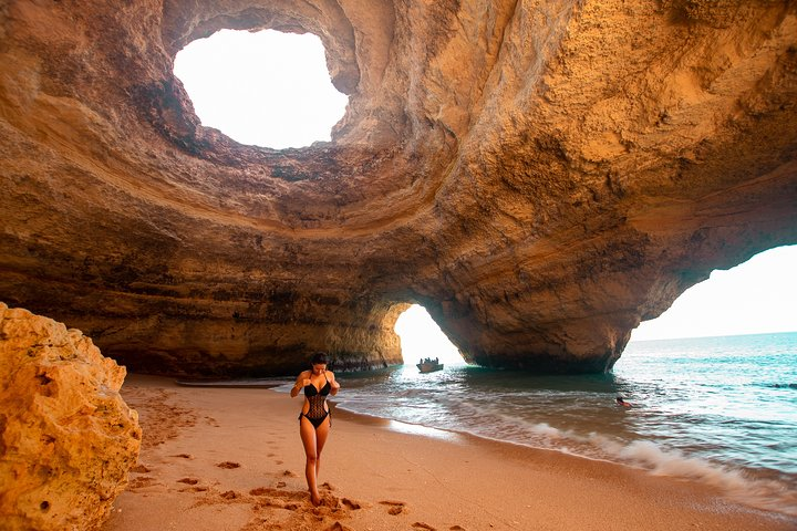 Portimão : Boating through Benagil Caves in Small Group - Photo 1 of 14