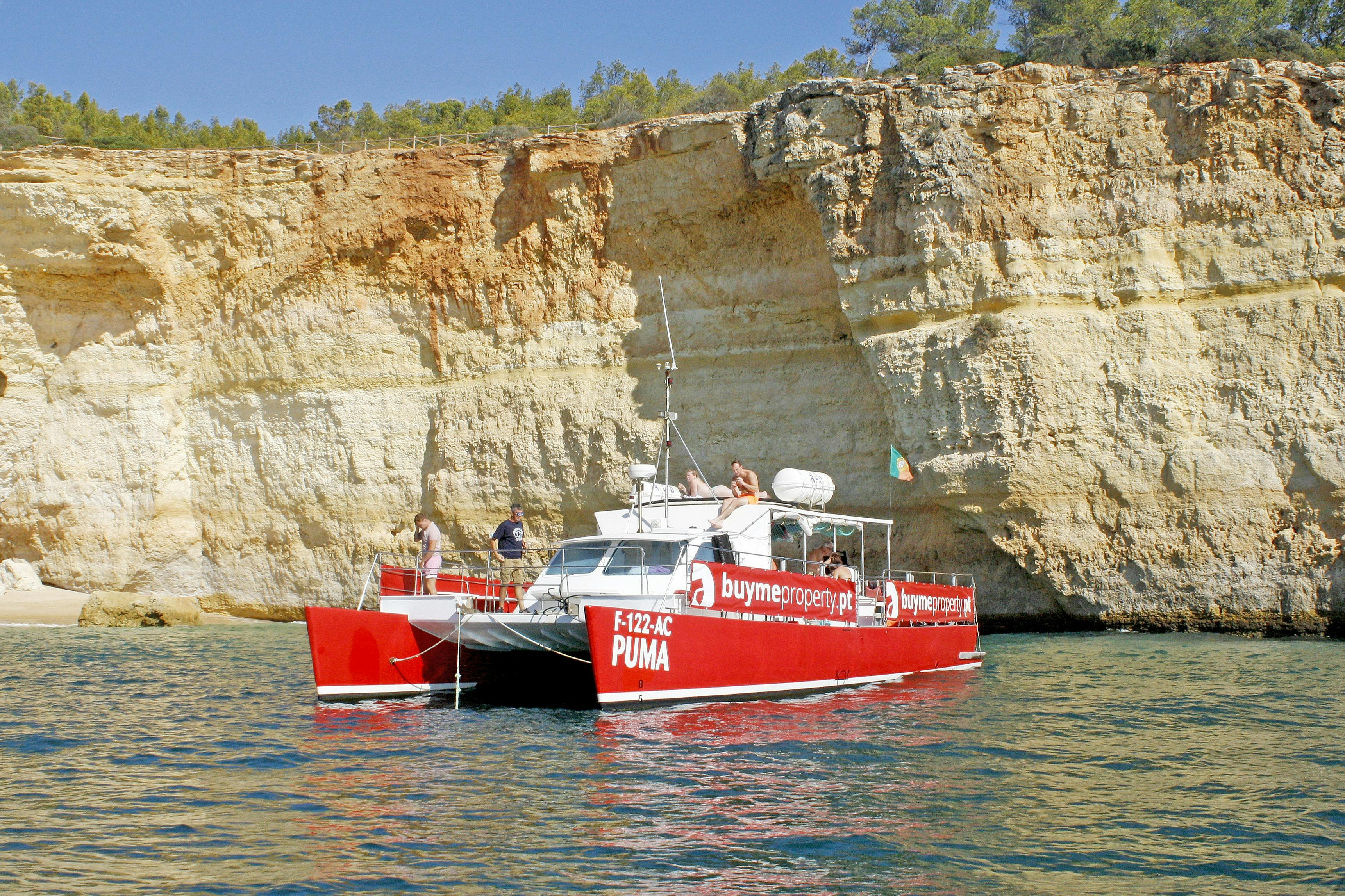 Benagil Caves: Boat Tour from Vilamoura + Beach BBQ - Photo 1 of 6