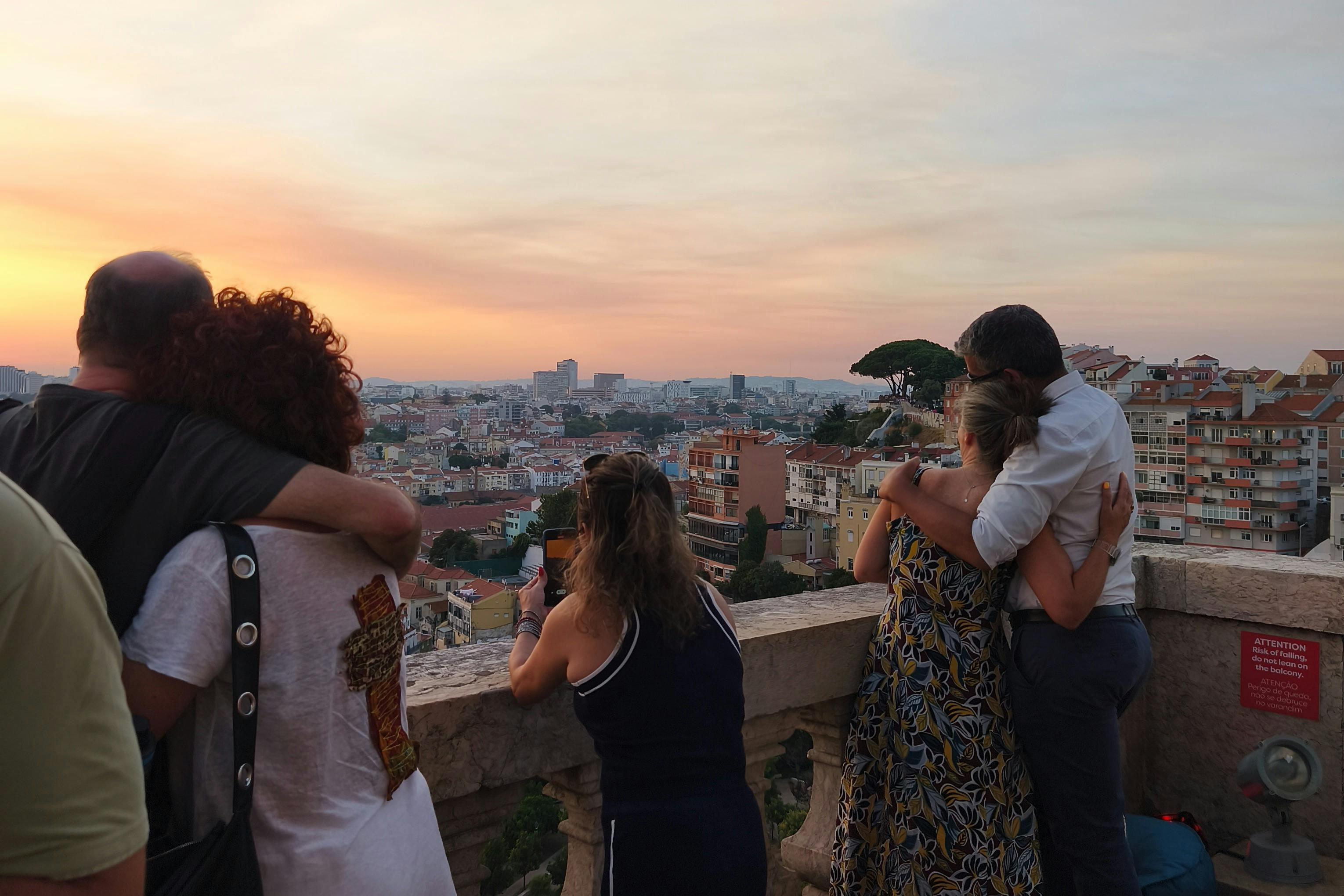 Church of Our Lady of Grace: Golden Hour at Convento da Graça Terrace - Photo 1 of 11