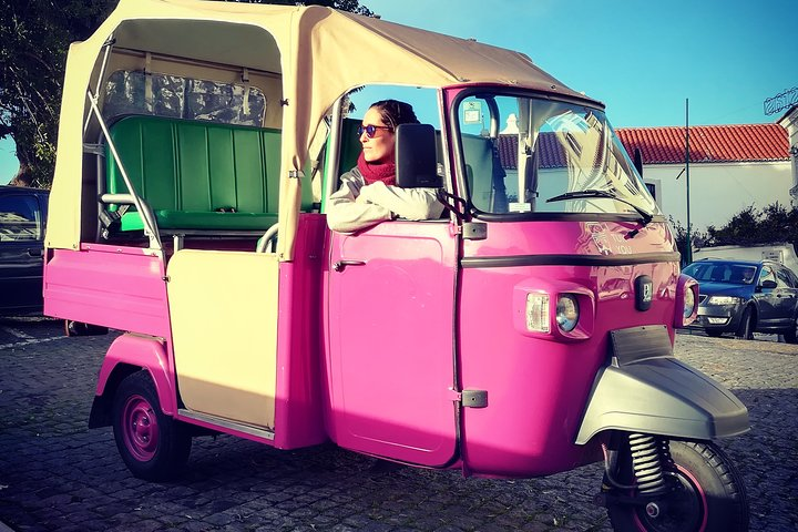 Experience Lisbon's charm in a tuk tuk weaving through narrow streets soaking in local culture and enjoying unique views from the city's iconic hills. Embrace the adventure!