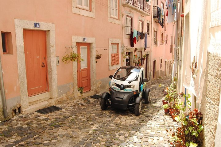 Explore the charming streets of Lisbon’s old town in a battery-powered Twizy uncovering history and culture while enjoying insightful stories from your GPS audio guide. Perfect for adventurous travelers!