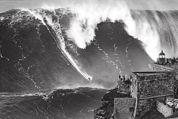 Ondas gigantes de Nazaré
