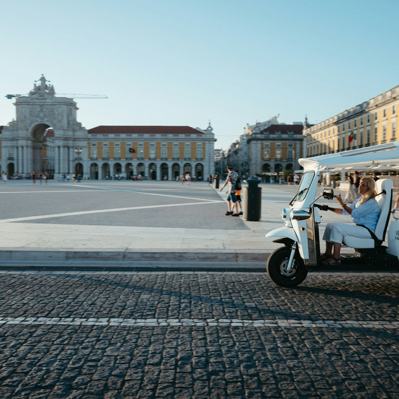 Lisbon: 1-Hr Guided Eco Tuk Tuk Tour - Photo 1 of 7
