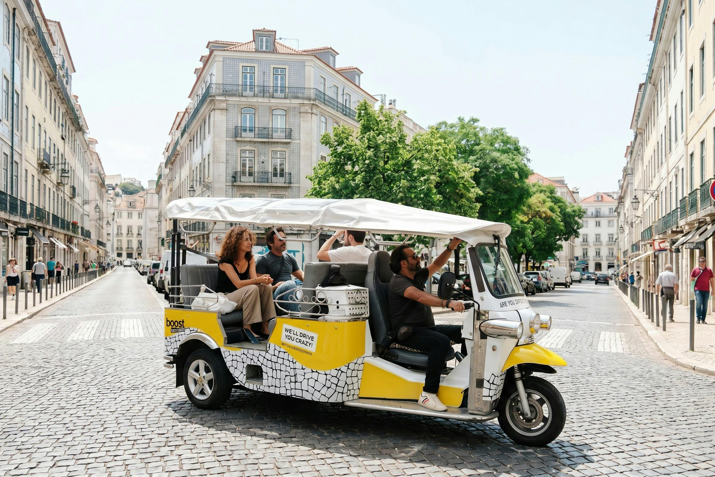 Lisbon: Guided Tram 28 Route Tuk Tuk Tour - Photo 1 of 8