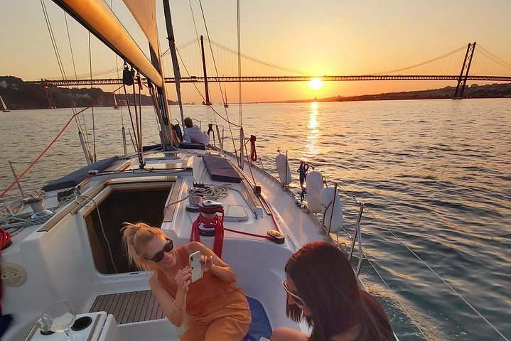 Lisbon Sunset Sailing with Portuguese Wine and History - Photo 1 of 11