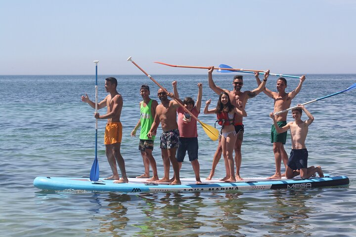 Mega Inflatable Stand Up Paddle Board Moments watersports Algarve Armacao de Pera